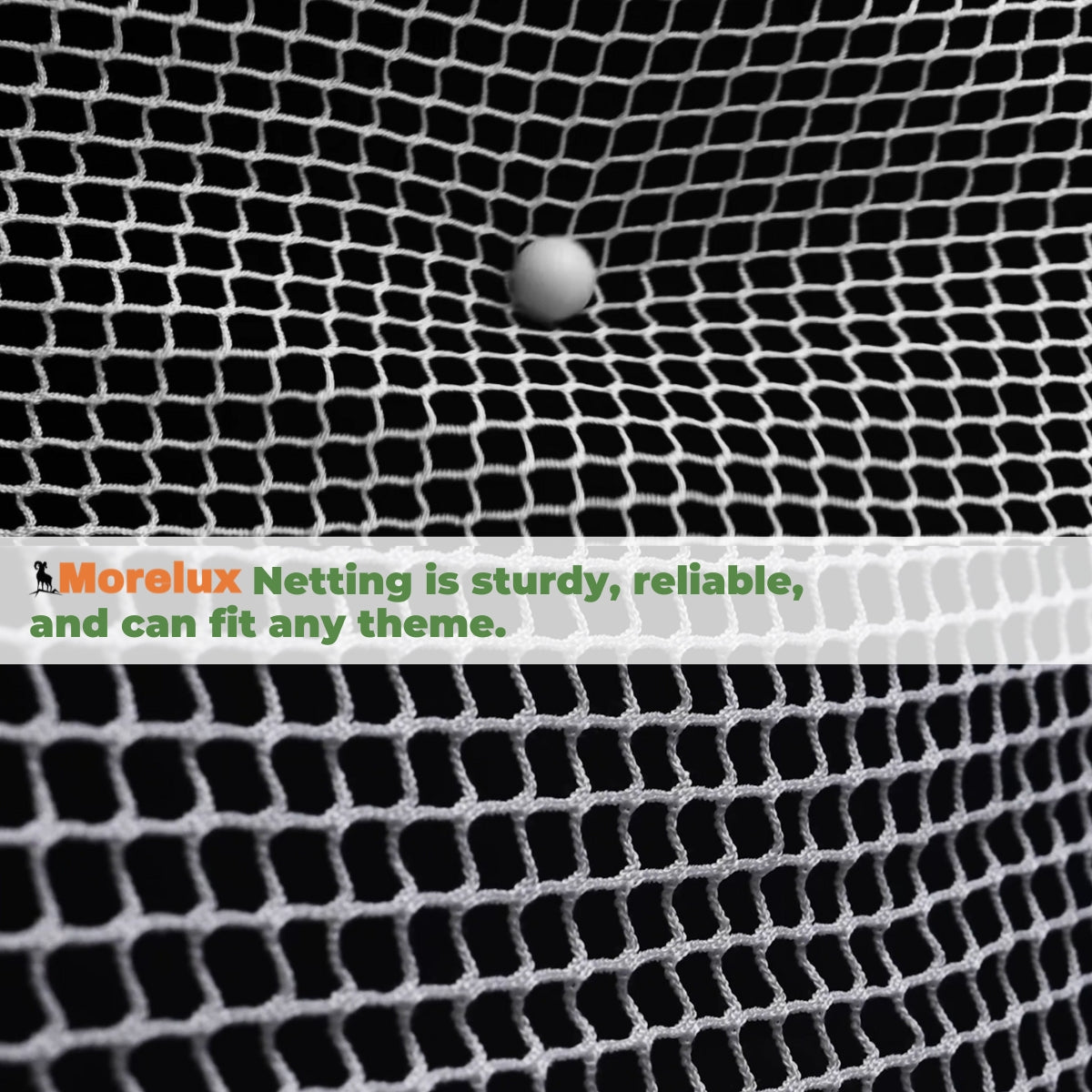 White Golf Netting Material 10'x15' - Golf Hitting Net for Backyard